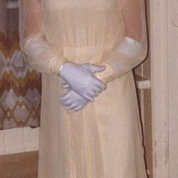 Early 80’s ex hire Bridesmaid’s dress!