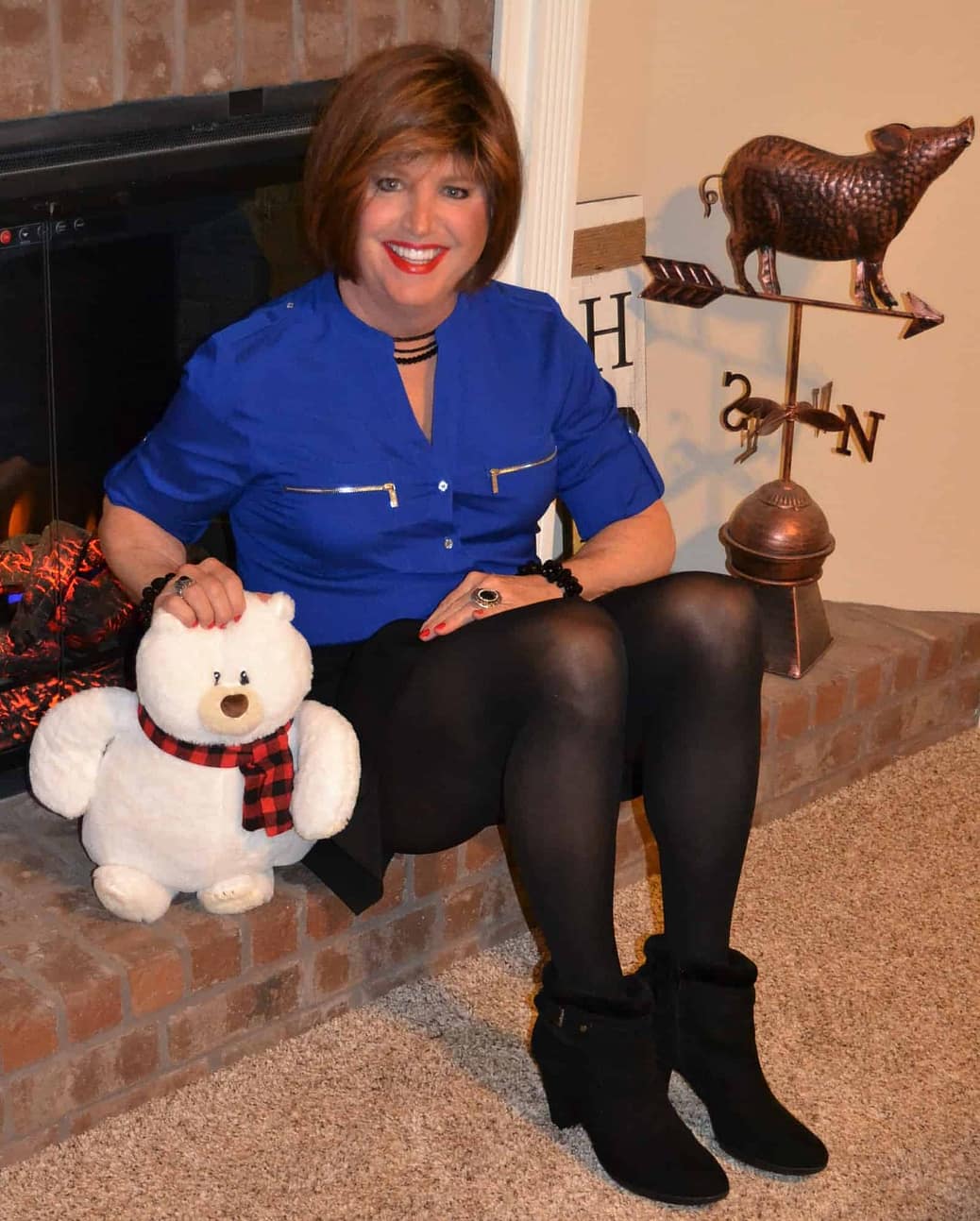 Always Loved Stuffed Animals and Suede Ankle Booties! – Crossdresser Heaven