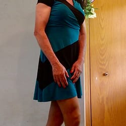 Blue dress