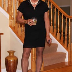 LBD Thigh Highs and a Thong and Pinot Grigio on the Rocks
