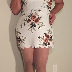Above the knee floral dress