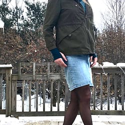 Blue jean skirt
