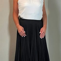 My first pleated skirt