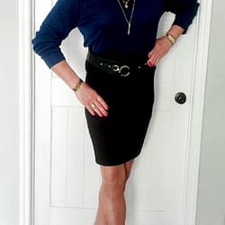 a stretchy business pencil skirt kind of day