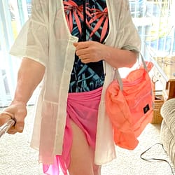 Outfit for Trans Pride Pool Party