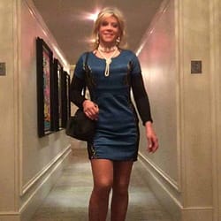 Sarah blue dress