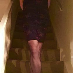 My new dress and tights. I feel amazing! 🙃
