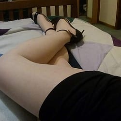 just my legs and new shoes