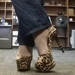 New shoes at work