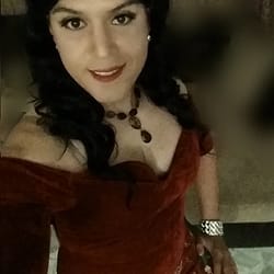 Red wine dress