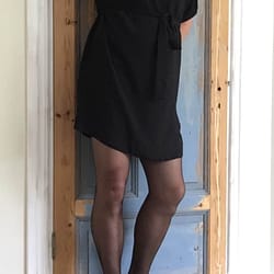 Trying a new black dress