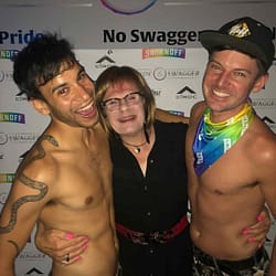 Cindy with the Boys from Pride and Swagger