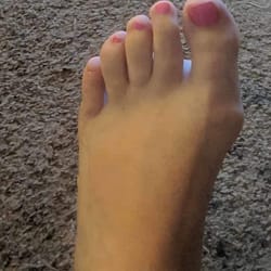 My first pedicure