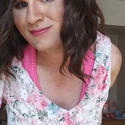 Flowery Dress and make-up attempt