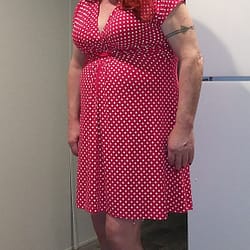 My first polka dot dress