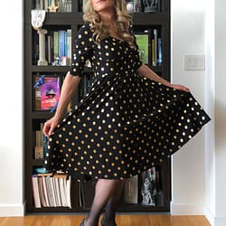I have a fondness for Polka Dots …….