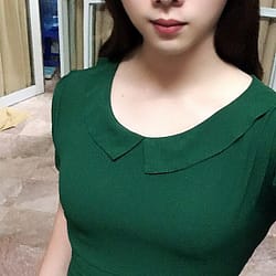 Another green dress pic