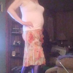 Printed skirt