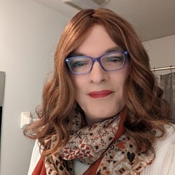 New scarf and hair