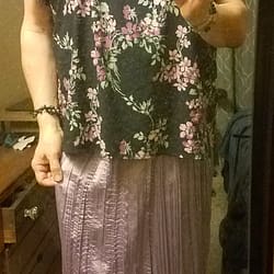 Lavender maxi skirt