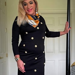 The new flight attendant uniform at Mona Airways
