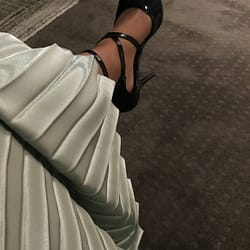 Skirt and shoes