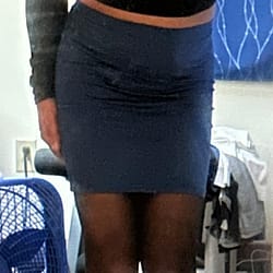 showing off my new skirt