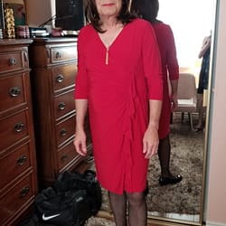 My first red dress