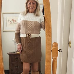 Just love these sweater dresses