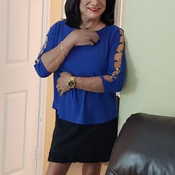 Bought this Blue Blouse while in San Antonio