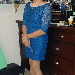 New blue dress!!