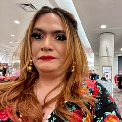 Closeup selfie while shopping at Macy’s