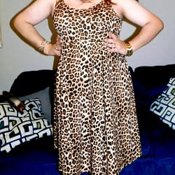 🐆 cheetah print dress