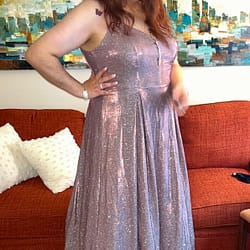 Another look to the “glitter bomb” dress:)