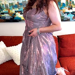 Glittery formal dress