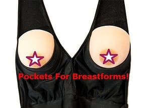 Swimsuit Breast Form Pockets