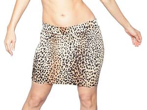 Cheetah Print Mini Skirt