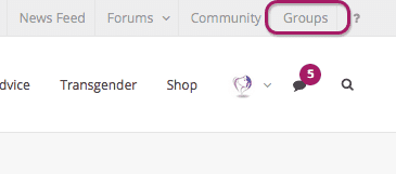 Accessing and Creating Groups on Crossdresser Heaven