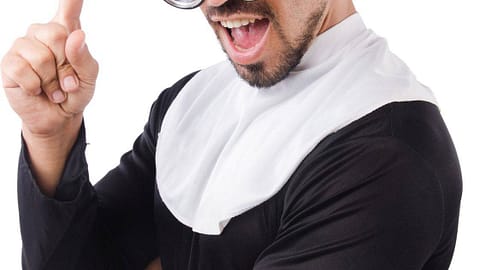 Cross-dresser Nun