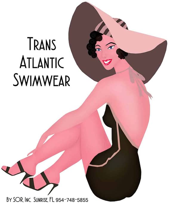 Trans-Atlantic Bathing Suit Logo