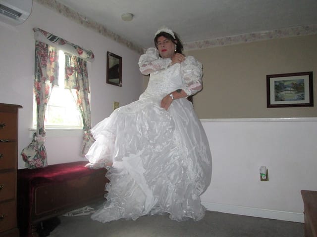 Crossdressing Bridal Dress