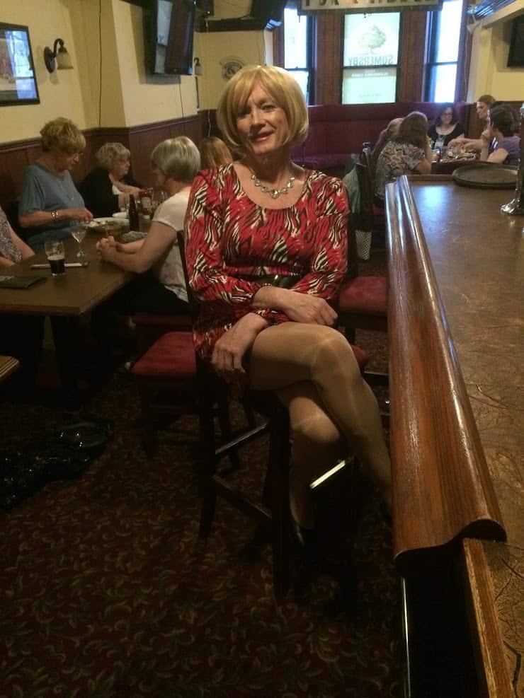 Kendra at the pub