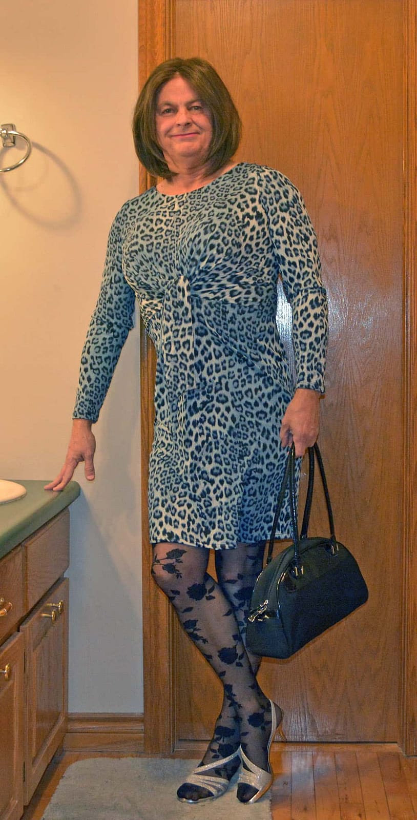 Leopard print dress – Crossdresser Heaven