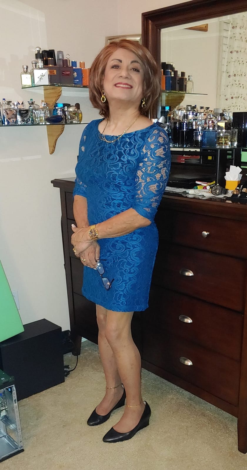 New Blue Dress Crossdresser Heaven