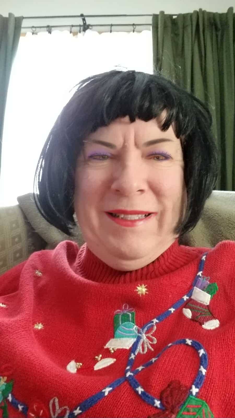 Ugly Christmas Sweater Crossdresser Heaven