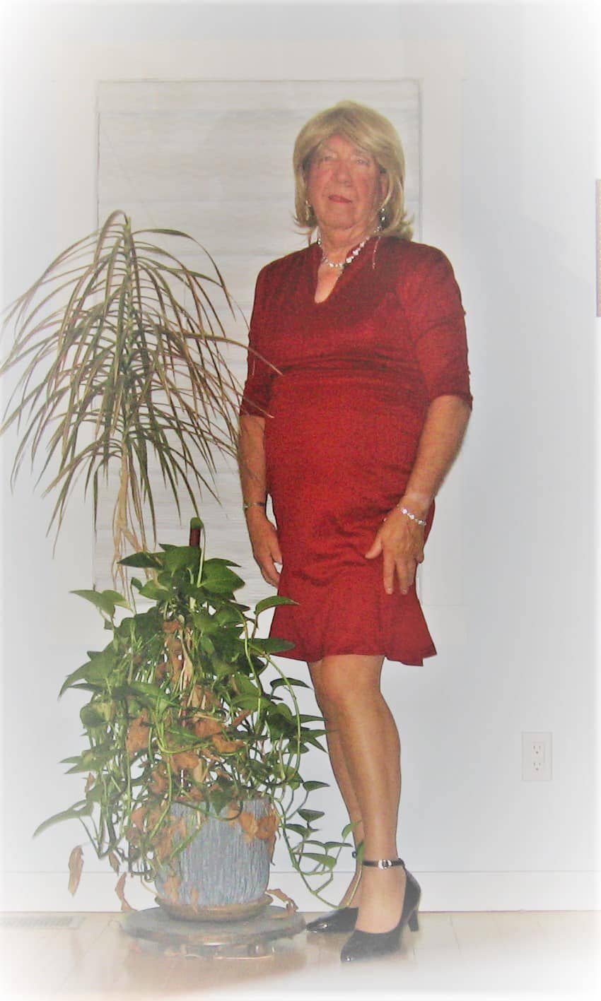 New Red Dress Crossdresser Heaven