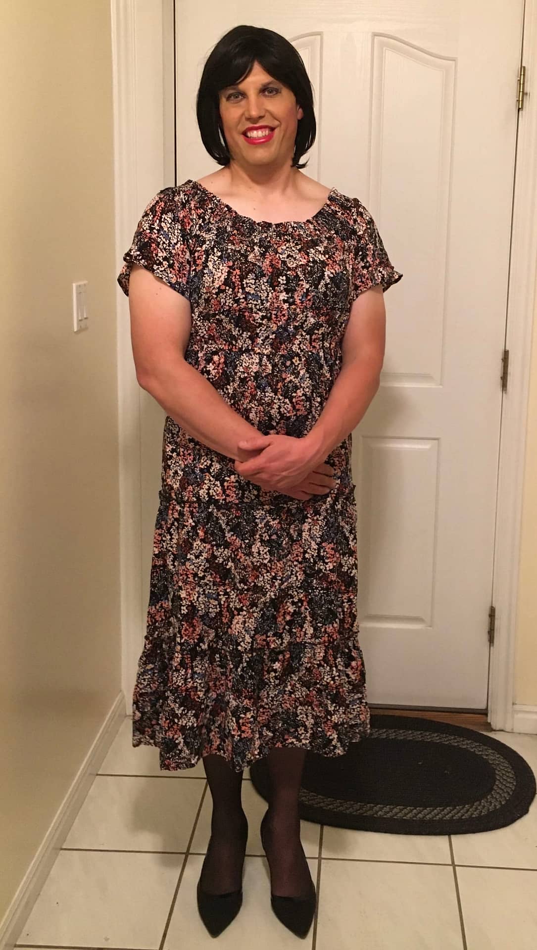 Floral dress – Crossdresser Heaven