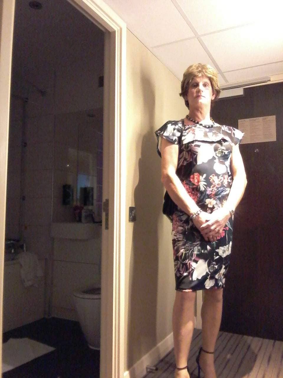 Topic: Andreas all ready for dinner in new dress and wig – Crossdresser ...