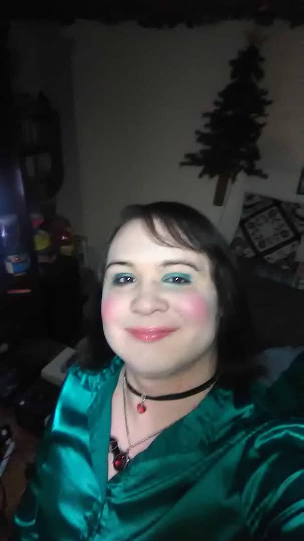 Makeover and Satin Blouse – Transgender Heaven