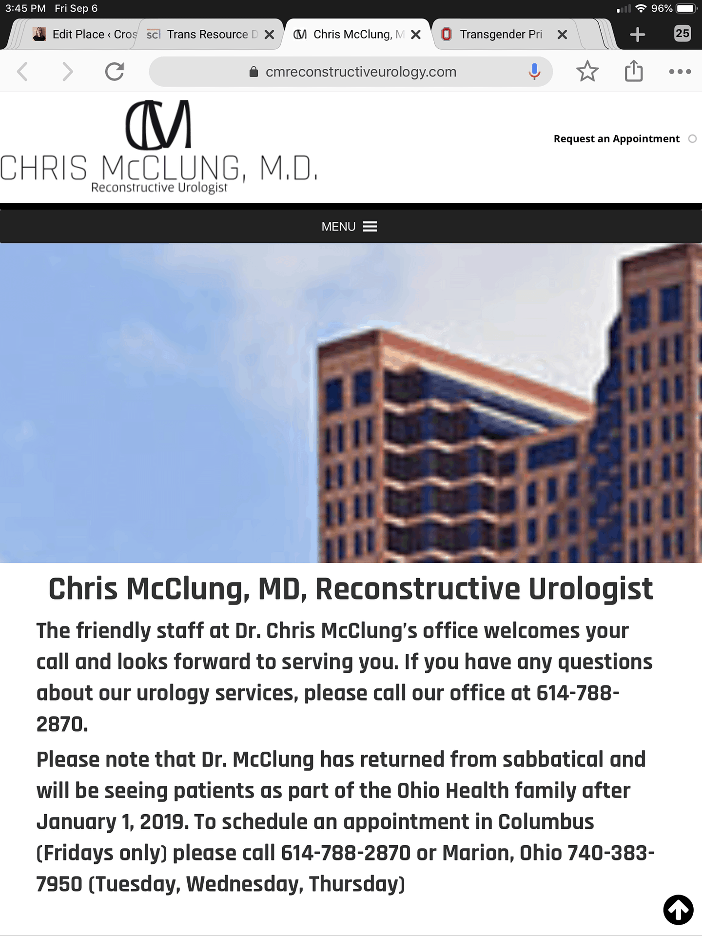 Chris McClung, MD, Reconstructive Urologist – Transgender Heaven